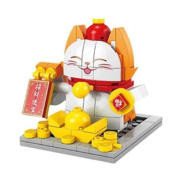 Imagem de Blocos De Construção LED Árvore Laranja Deus Da Riqueza, Brinquedos DI