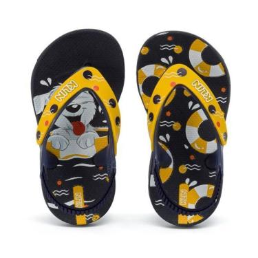 Imagem de CHINELO ANATOMICO MENINOS KLIN ACQUA PRINT - 442138000-Masculino