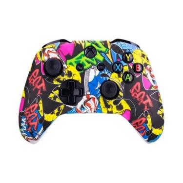 Imagem de Capa Protetora De Silicone Camuflada Com Grips Para Controle Xbox One 