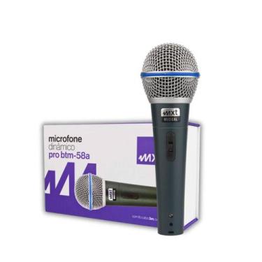 Imagem de Microfone profissional Dinâmico Cardioide com fio - MXT