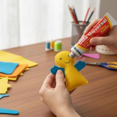 Imagem de Kit 6 Cola Universal 17g Super Forte Secagem Rápida Prof - Western