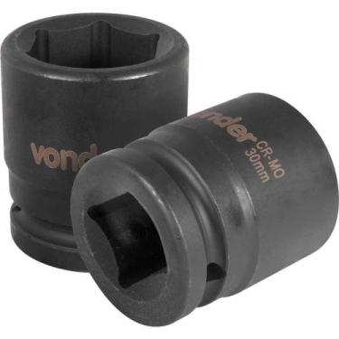 Imagem de Soquete Sextavado de Impacto, Encaixe de 3/4" x 30,0 mm, Vonder