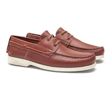 Imagem de Deckshoes Samello Santorim Couro Masculino-Masculino