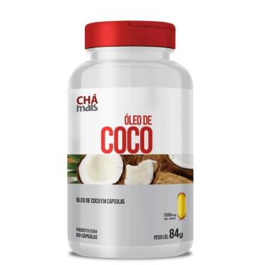Imagem de Óleo De Coco 60 Cápsulas 1000mg Chámais/clinicmais