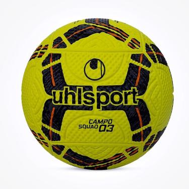 Imagem de Bola de Futebol Campo Uhlsport Squad 03 - Amarelo/Preto/Laranja-Unissex