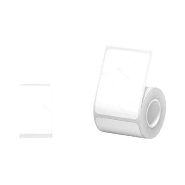 Imagem de Etiqueta Térmica Branca Autoadesiva Redonda De 20-50mm De Largura Para