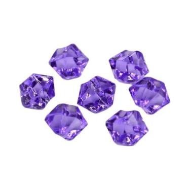 Imagem de Pedras De Plástico Falsas Multicoloridas Em Formato De Gelo Triturado,