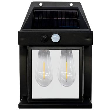 Imagem de Luminária Solar Led Com Sensor De Presença Ip65 Para área Externa - Estilo Arandela Iluminação Decoração Led Solar