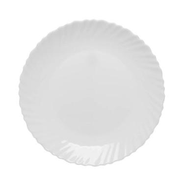 Imagem de Prato para Sobremesa Lyor Nevada 19cm Branco Vidro Opalino - Wolff