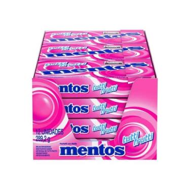 Imagem de Mentos Box Slim Caixa com 12 Unidades, TUTTI-FRUTTI