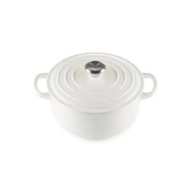 Imagem de PANELA REDONDA LE CREUSET SIGNATURE 26CM EM FERRO FUNDIDO ESMALTADO COTTON