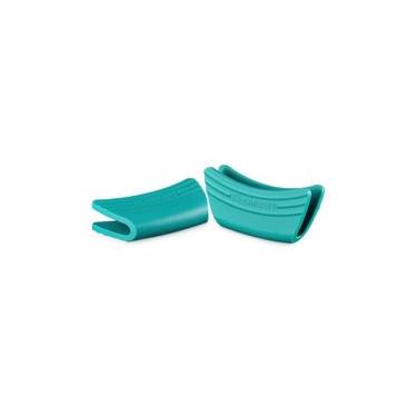 Imagem de CONJUNTO 2 PEGADORES LE CREUSET DE ALÇAS EM SILICONE BLEU RIVIERA 42813000990000