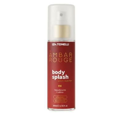 Imagem de Body Splash Feminino Colônia 200ml Âmbar Rouge Iza Tonelli Luxo Modern