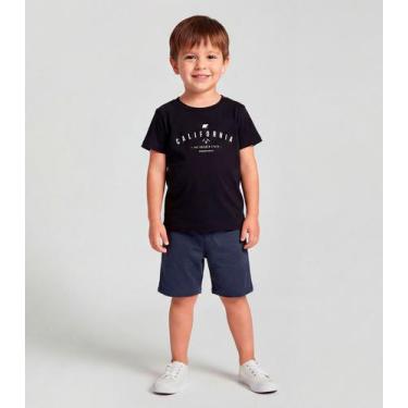 Imagem de Conjunto Infantil Camiseta e Bermuda Select Cinza, 6, Cinza