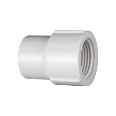 Imagem de Luva de Redução Roscável 3/4" X 1/2" Branca - FortLev