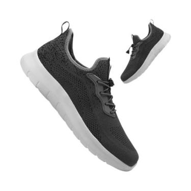 Imagem de Tênis Masculino Respirável Com Fivela Ajustável, Durável Para Corrida 