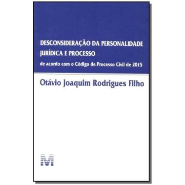 Imagem de Livro - Desconsideração da personalidade jurídica e processo - 1 ed./2