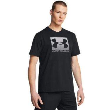 Imagem de Camiseta Under Armour Boxed Sports Masculina, GG, Preto