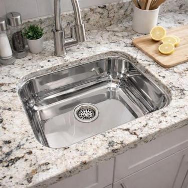 Imagem de Cuba Inox 304 Cozinha N 1 47x30x17 Eletrocubas Extra Funda