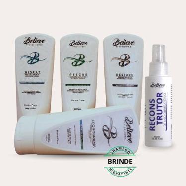 Imagem de Kit Cronograma Capilar Professional com Reconstrutor e Shampoo Hidrata