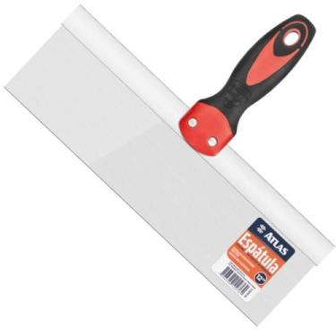 Imagem de Espátula Retangular Para Drywall Em Inox - At6455-12 - Pincéis Atlas