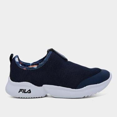 Imagem de Tênis Infantil Fila Funny Unissex, Marinho, 34