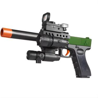 Imagem de Arminha Capsula Lanterna Red Dot Mira Laser Silenciador G18 Cor:Vermel