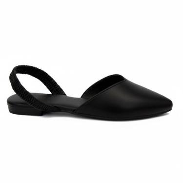 Imagem de Sapatilha Beira Rio 4134.446 Casual Bico Fino Elastico Mule Feminina, 