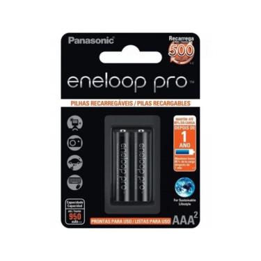 Imagem de Pilha Recarregável 1,2v Aaa 950mah Eneloop Pro (c/2 Pilhas) Panasonic