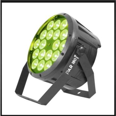 Imagem de Canhão Par Led Dj Luz 18-54-60 Iluminação Profissional Strobo Bivolt 110V-220V Preto OEM