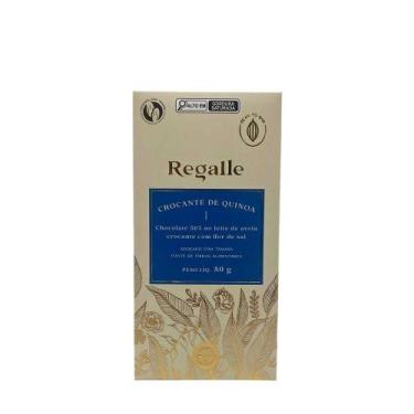 Imagem de Barra de Chocolate Crocante de Quinoa 56% Cacau Vegano Regalle - 80g