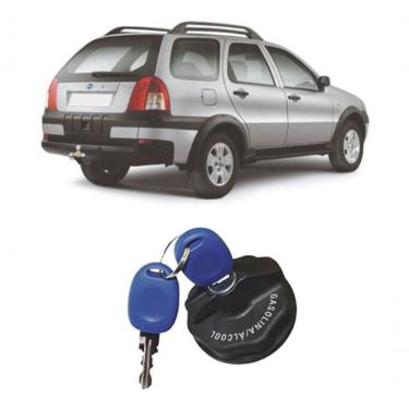 Imagem de Tampa do Tanque de Combustível para Bocal Modelo F103 Fiat Palio Weekend 2004 a 2017 co...