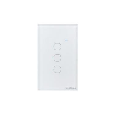 Imagem de Interruptor Smart Wi-Fi Touch EWS 1003 Controle Via Aplicativo Izy Smart com 3 Teclas e...