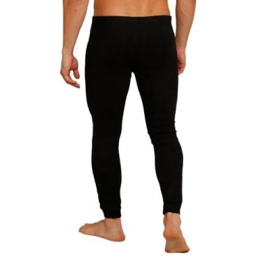 Imagem de Calça Ceroula Mash Ribana Minhocão 100% Algodão, Preto, GG