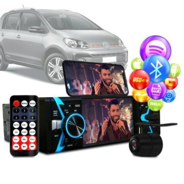 Imagem de Radio Dvd Bluetooth Mp5 Usb 1din Espelhamento Vw Up - OESTESOM