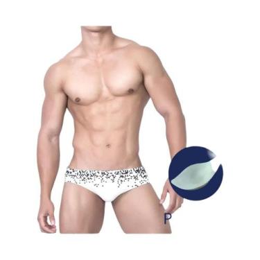 Imagem de Sunga Masculina De Cintura Baixa Sexy Para Surf Com Estampa Triangular