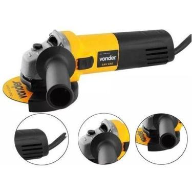 Imagem de Esmerilhadeira Angular 4.1/2pol 650w C/ Disco Eav650 Vonder Cor Amarel