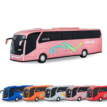 Imagem de Ônibus Busão Iveco 1:30 Presente Connection Carrinho - Usual Brinquedo