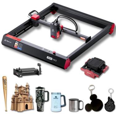 Imagem de Gravadora Laser CNC Alpha MK2 20W, Corta MDF 20mm e Grava Metais, com 
