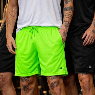 Imagem de Kit 3 Bermudas Masculinas Dry Treino Academia Futebol Alta Performance Conforto Luzzoo-...