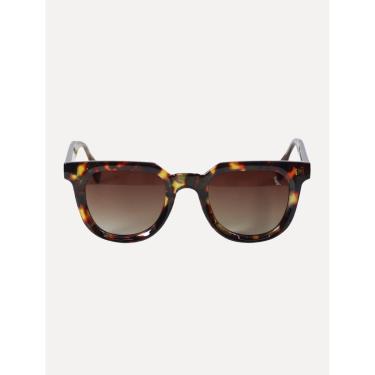 Imagem de Óculos Reserva de Sol Masculino Round Plate Square Tortoise-Masculino