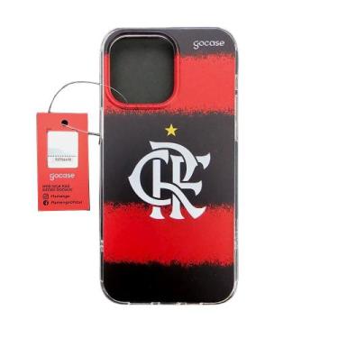 Imagem de Capinha para Celular Gocase Flamengo Listras Iphone 14 Pro Max Origina