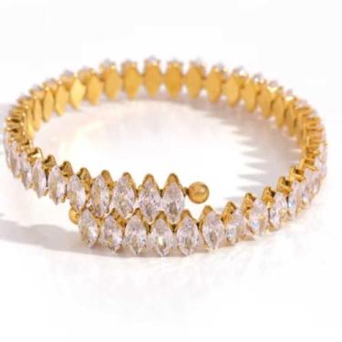 Imagem de Bracelete Riviera Shine Gold - Maria Pinho