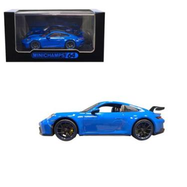 Imagem de Miniatura minichamps 64 porsche 911 922 gt3 azul shark