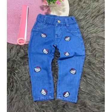 Imagem de Calça Jeans Infantil Hello Kitty - JOANINHA BABY, 04 ANOS