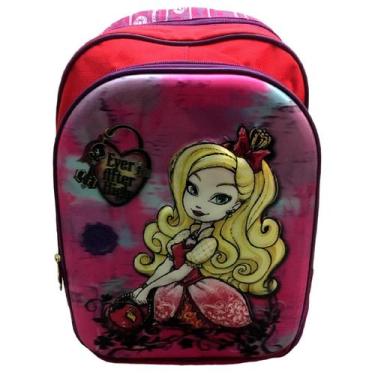 Imagem de Mochila Escolar G De Costas 3d Ever After High 17X - Sestini (064754-0