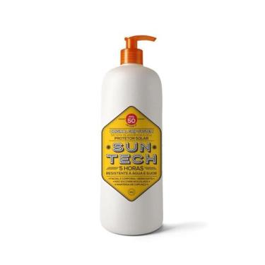 Imagem de Protetor Solar Esportivo Suntech FPS 50 Embalagem 1Kg, BRANCO