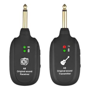 Imagem de Transmissor sem fio para instrumentos Guitarra e contrabaixo Wireless,