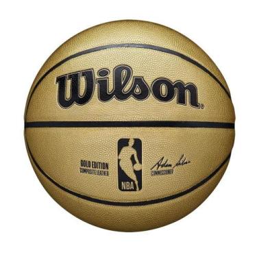 Imagem de Bola de Basquete Wilson NBA Gold Edition Tamanho 7