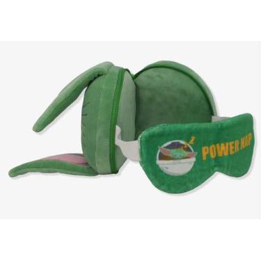 Imagem de Máscara De Dormir C/ Almofada 2 em 1 Disney Baby Yoda Grogu Desenho do